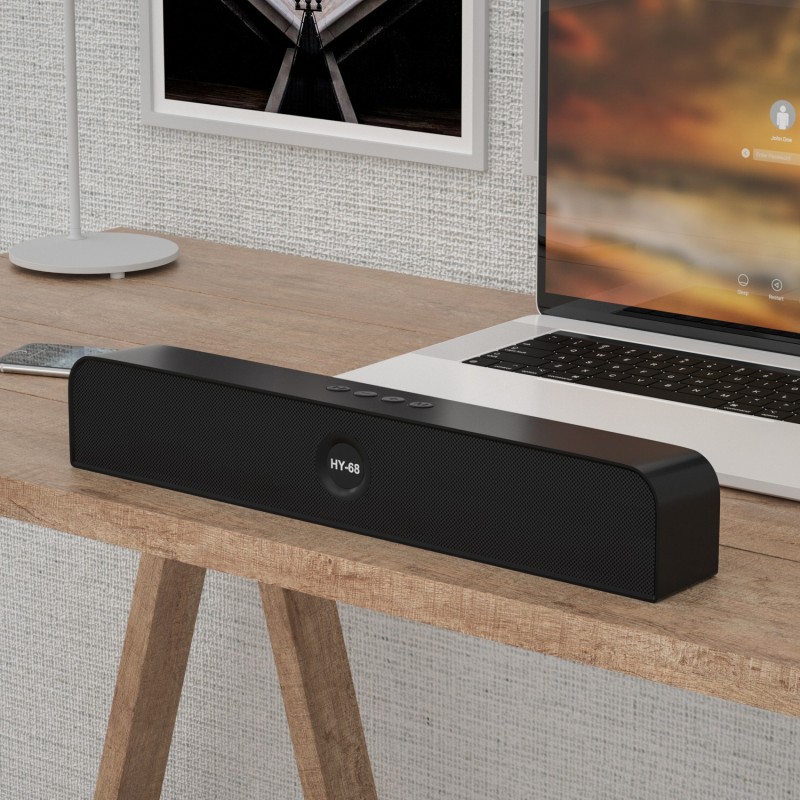 HY-68 Bluetooth speaker Soundbar With Fm Radio